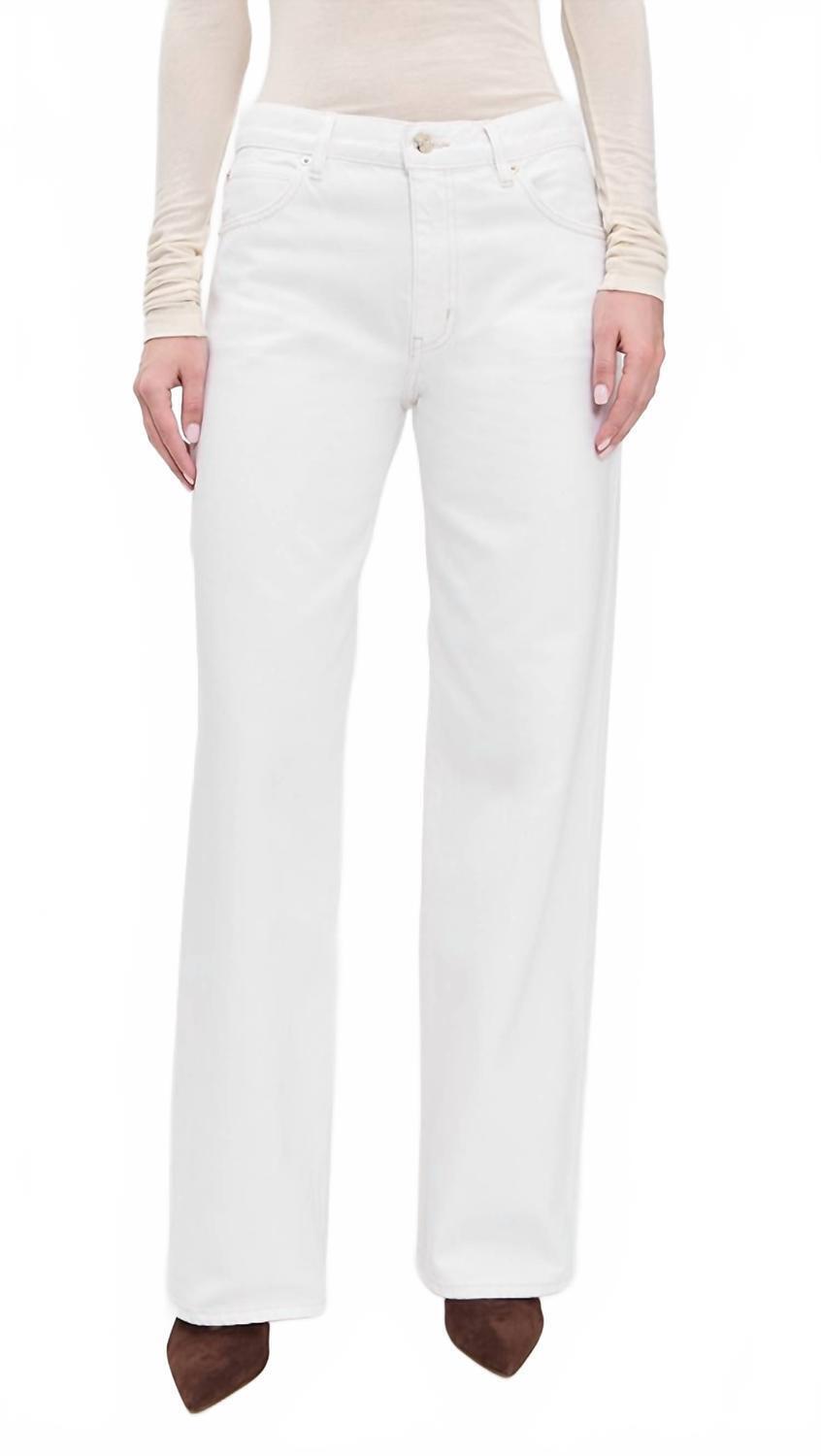 New Frame The Stroll Mid-Rise Jean In Au Natural Clean